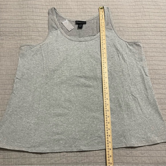 Lane Bryant Solid Grey Tank Top Size 26/28 - Picture 5 of 7